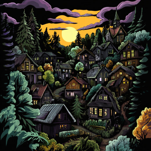 sref 899 | a town