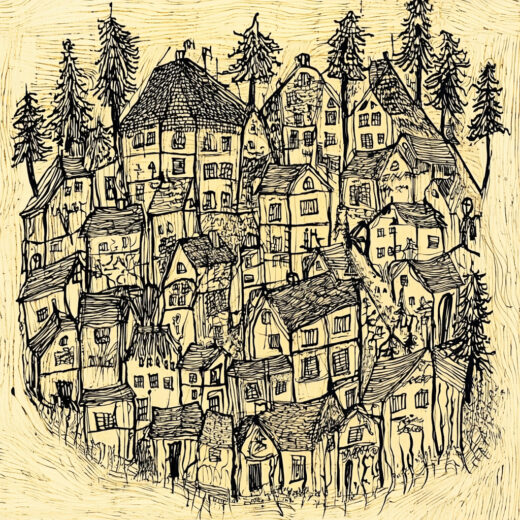 sref 900 | a town
