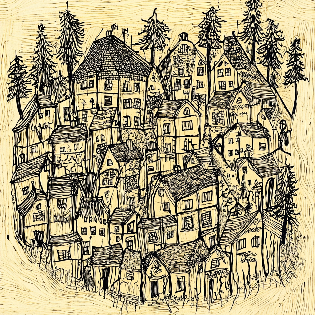 sref 900 | a town
