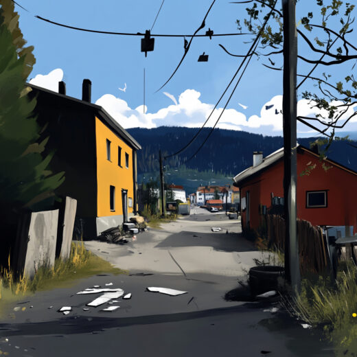 sref 910 | a town