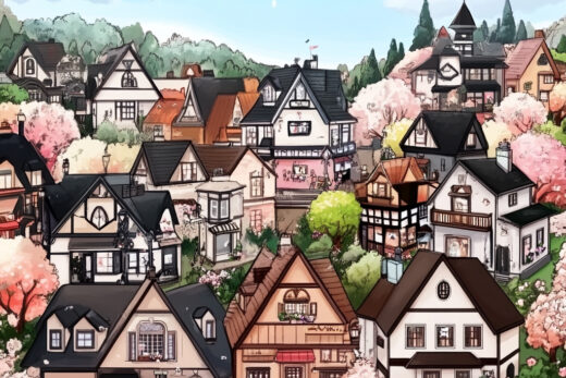 sref 914 | a town