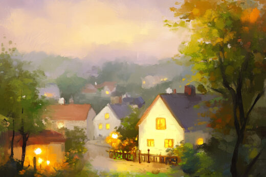 sref 92 | a town