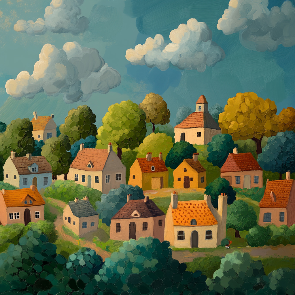 sref 940 | a town