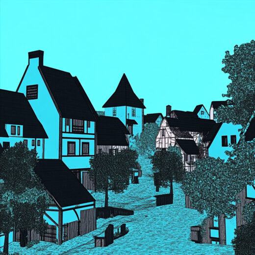 sref 942 | a town