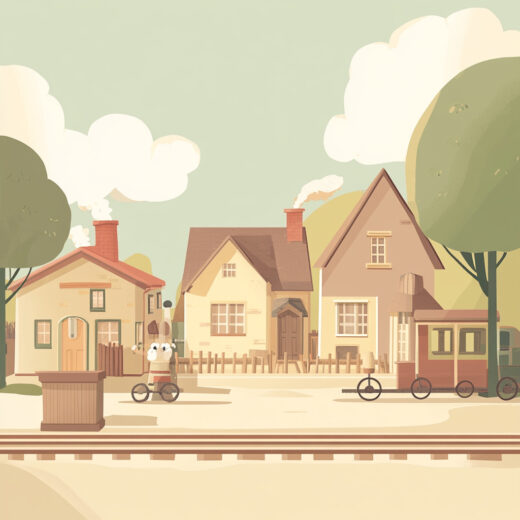 sref 947 | a town