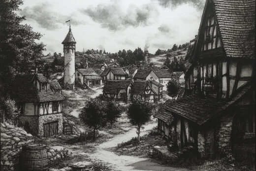 sref 948 | a town