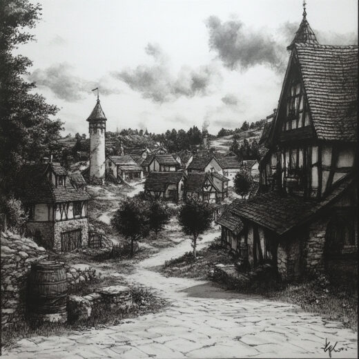 sref 948 | a town
