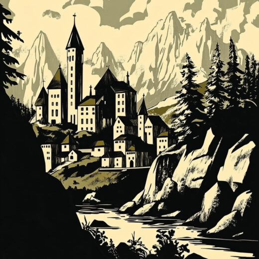 sref 95 | a town