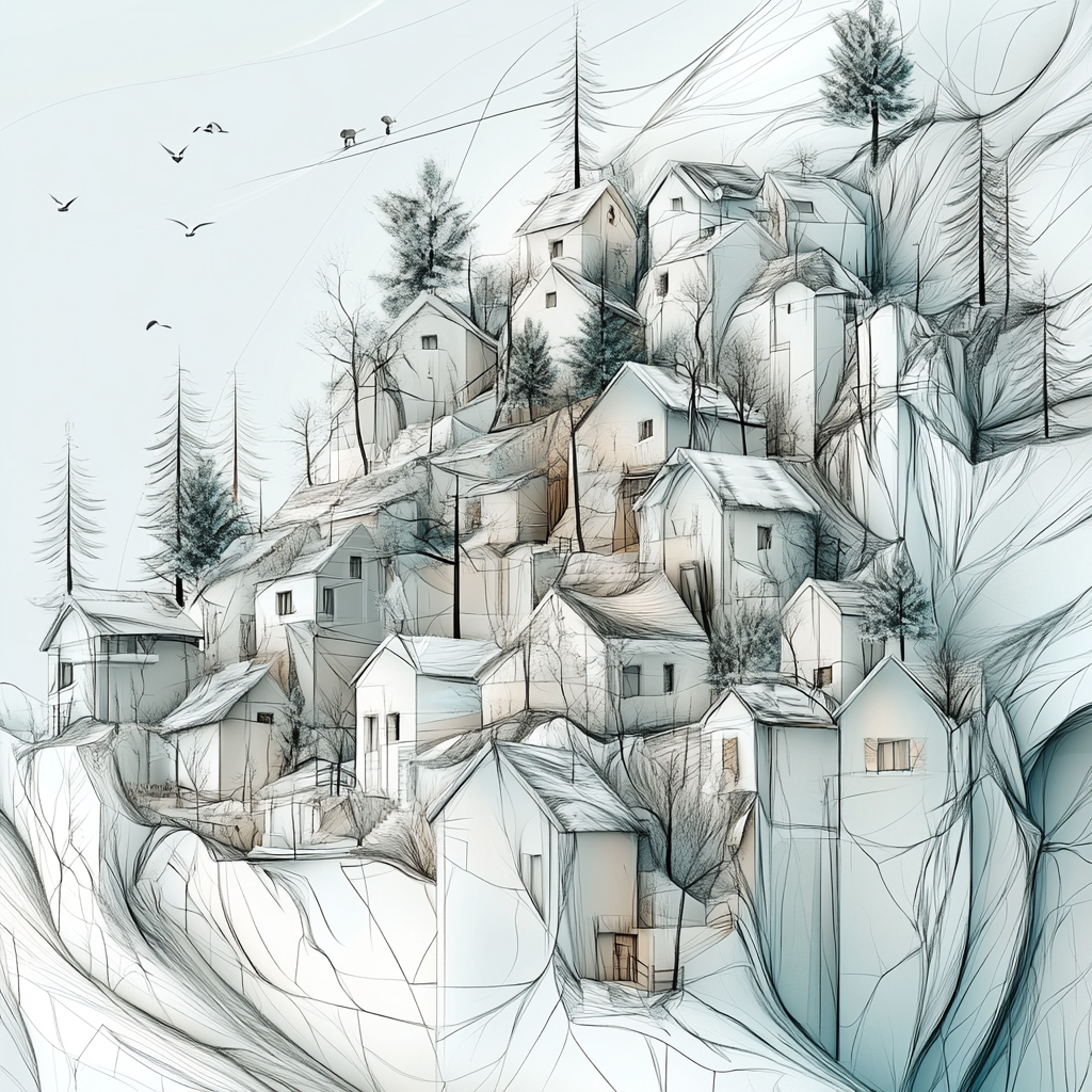 sref 966 | a town