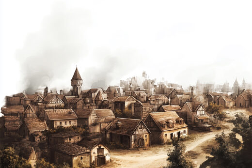 sref 967 | a town