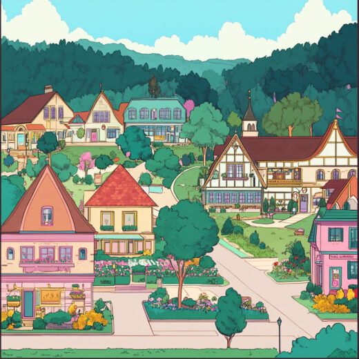 sref 969 | a town