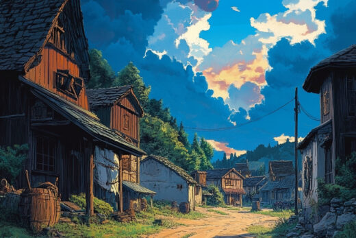 sref 988 | a town