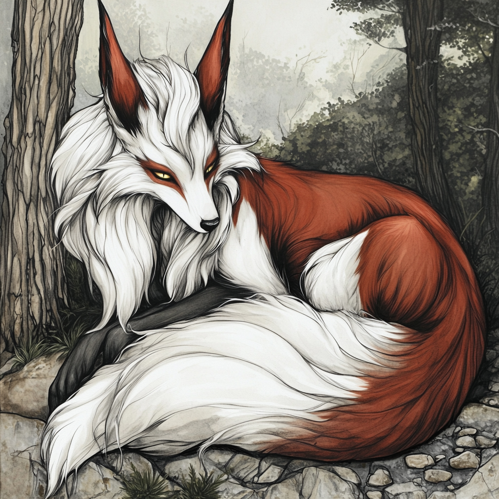 sref 877 | an animal