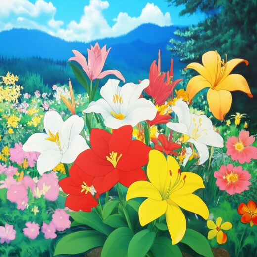 sref 719 | flowers