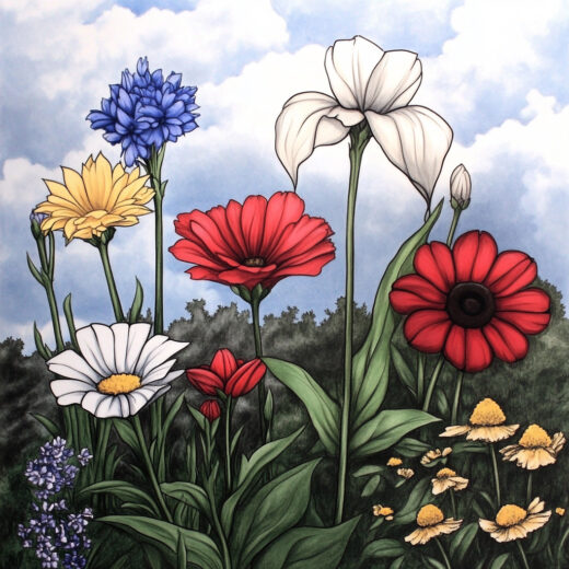 sref 877 | flowers