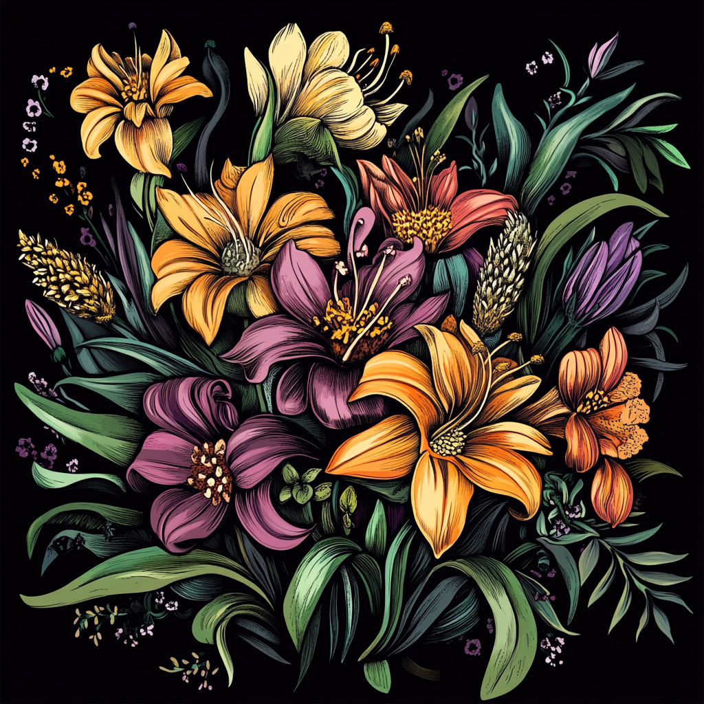 sref 899 | flowers
